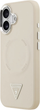 Панель Guess Triangle Logo MagSafe для Apple iPhone 17 Beige (3666339515676) - зображення 2