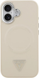Панель Guess Triangle Logo MagSafe для Apple iPhone 17 Beige (3666339515676) - зображення 3