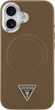 Панель Guess Triangle Logo MagSafe для Apple iPhone 17 Brown (3666339515515) - зображення 3