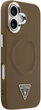 Панель Guess Triangle Logo MagSafe для Apple iPhone 17 Brown (3666339515515) - зображення 4