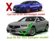 Брызговики Acura TLX-L 2016-2020 комплект 4шт для Acura TLX 2015- (7898) - изображение 2