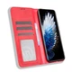 Чехол-книжка Deexe Retro Style для TECNO Spark 40 Pro Plus - Red - изображение 6