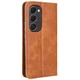 Чехол-книжка Deexe Retro Style для TECNO Spark 40 Pro Plus - Brown - изображение 8