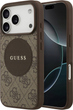 Панель Guess 4G Circle Classic Logo MagSafe для Apple iPhone 17 Pro Brown (3666339490027) - зображення 1