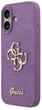 Панель Guess Fixed Glitter Big 4G для iPhone 17 Lilac - зображення 3