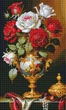 Алмазна мозаїка на підрамнику ColorArt 30x50 Троянди у вазі + голограмні алмазики TPP911 + Подарунок лак для покриття - зображення 2