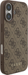 Панель Guess 4G Classic Case для iPhone 17 Brown (3666339556143) - зображення 4