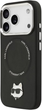 Панель Karl Lagerfeld Choupette Pin MagSafe do Apple iPhone 17 Pro Black (3666339496111) - зображення 3