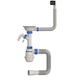 Сифон для кухні Mixxus SK-02-B 3 1/2"x40 з нерж.сіткою, відведенням для пральної машини, гнучким пр - зображення 1