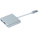 Переходник Dynamode Dynamode USB3.1 Type-C to 1хHDMI, 1хUSB 3.0, 1хUSB Type-C Fe (Multiport USB 3.1 Type-C to HDMI) - зображення 3