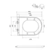 Сидіння-кришка для унітазу Mixxus Premium SEAT COVER ELLIPSE-2006 425х360х25mm дюропласт (MP6689) - зображення 2