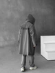 Дождевик Черный Мужской Однотонная Куртка С Принтом Vet L-XL (369550) - изображение 1