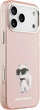Etui Karl Lagerfeld IML Aquarelle Choupette MagSafe do Apple iPhone 17 Pro Max Pink (3666339531041) - obraz 5