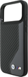 Etui plecki BMW M Carbon Logo MagSafe do Apple iPhone 17 Pro Max Graphite (BMHMP17X25PCCSCAK) - obraz 6