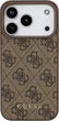 Панель Guess 4G Classic Case для iPhone 17 Pro Brown (3666339556167) - зображення 3