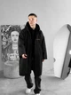 Дождевик Черный Однотонная Куртка С Принтом Blessed L-XL (369379) - изображение 2