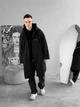 Дождевик Черный Однотонная Куртка С Принтом Blessed L-XL (369379) - изображение 4