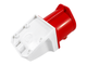 Розетка силовая стационарная Lemanso LM2038 32А 5п (3п+е+н) 380-415V IP44 LEE-125L Красная - изображение 4