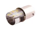 Светодиодная автолампа T25 P21W (1156) силикон 12В SMD2835-12led белый - изображение 1