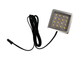LED світильник 12В 2Вт 6500К кабель 1.5 м MINI AMP 53х53 мм квадратний - зображення 1