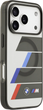 Панель BMW M IML Metal Buttons Tricolor Lines MagSafe для Apple iPhone 17 Pro Gray (BMHMP17L25HTTRIA) - зображення 3