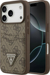 Панель Guess 4G Double Card Triangle для iPhone 17 Pro Brown (3666339552602) - зображення 1