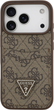 Панель Guess 4G Double Card Triangle для iPhone 17 Pro Brown (3666339552602) - зображення 3