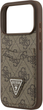 Панель Guess 4G Double Card Triangle для iPhone 17 Pro Brown (3666339552602) - зображення 6