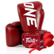 Рукавички боксерські шкіряні з бинтами Fairtex BGV1-ONE 12 унцій, червоні - изображение 1