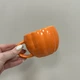 Чашка фарфоровая 350 мл h-7.5 см, d-9.5 см Limited Edition PUMPKIN PX001-K606 оранжевая - изображение 4