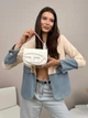 Женская сумка 8101 Diesel багет белая - изображение 5