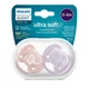 Пустушка Philips AVENT Ultra Soft ультрам'яка 0-6 міс. 2 шт (SCF091/09) (273410) - зображення 3
