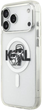 Панель Karl Lagerfeld IML Glitter Karl & Choupette Sketch MagSafe do Apple iPhone 17 Pro Max Transparent (3666339504540) - зображення 2