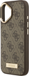 Панель Guess 4G Logo Plate MagSafe для iPhone 17 Brown (3666339489762) - зображення 6