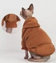 Толстовка для котов (кошек) Кенгуру XL Коричневый - изображение 3