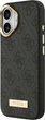 Etui plecki Guess 4G Logo Plate MagSafe do iPhone 17 Black (3666339489724) - obraz 2
