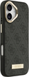 Etui plecki Guess 4G Logo Plate MagSafe do iPhone 17 Black (3666339489724) - obraz 3
