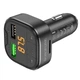 Автомобильное зарядное устройство FM модулятор Borofone BC43 Flash QC3.0 (Black) (209914) - изображение 5