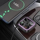 Автомобильное зарядное устройство FM модулятор HOCO E85 Tiger PD20W+QC3.0 (Black) (209671) - изображение 8