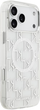 Панель Karl Lagerfeld IML KL Monogram MagSafe do Apple iPhone 17 Pro White (3666339505974) - зображення 5