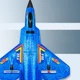 Літак на радіокеруванні SCHE HW32 F22 Fighter Blue (79436) - изображение 4