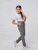 Брюки для девочки SMIL 115537 Черно-белая лапка р.122 - изображение 4