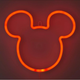 Нічник Paladone Disney Mickey Mouse LED неоновий 21,8 см (5056577726558) - зображення 3
