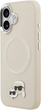 Панель Karl Lagerfeld Karl & Choupette Pin MagSafe do Apple iPhone 17 Beige (3666339495138) - зображення 3