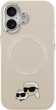 Панель Karl Lagerfeld Karl & Choupette Pin MagSafe do Apple iPhone 17 Beige (3666339495138) - зображення 4
