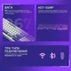 Беспроводная клавиатура Proove Gaming Slicker (Ukraine Layout) white (WKSL00022402) - изображение 8