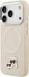 Панель Karl Lagerfeld Karl & Choupette Pin MagSafe do Apple iPhone 17 Pro Max Beige (3666339495169) - зображення 3