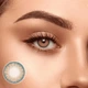 Коричневі контактні лінзи ELITE Lens Айс Мун Блу 2 шт - зображення 1
