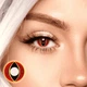 Красные контактные линзы ELITE Lens Кет Ред 2 шт - изображение 5