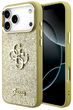 Панель Guess Fixed Glitter Big 4G MetalFrame для iPhone 17 Pro Gold - зображення 1